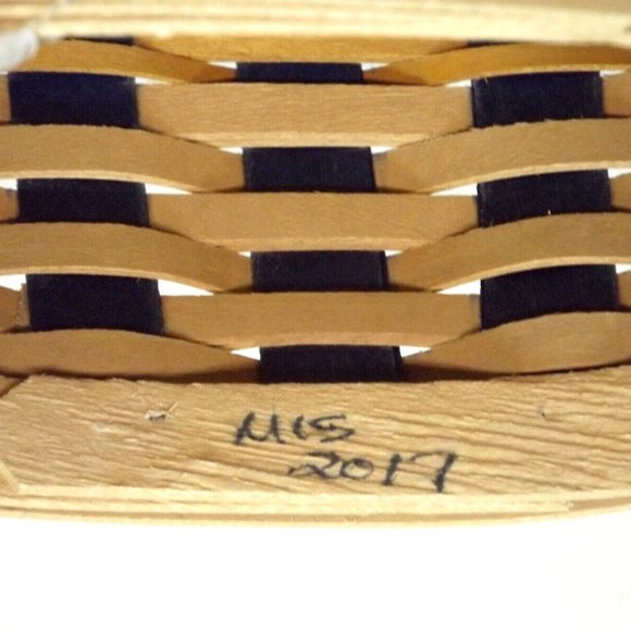 Longaberger 2017 Dresden Bicentennial Basket Rare Manufacture Production Sample - Picture 12 of 16